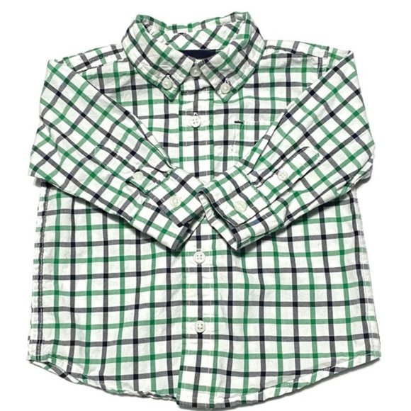 Gymboree Other - Gymboree Tattersall Check Long-Sleeve Button Down